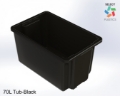 Picture of 70L Large Storage Tub ECO BLK (Recycled)